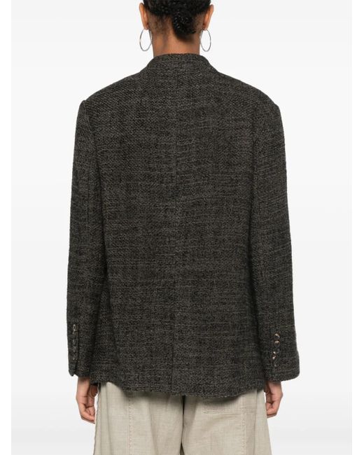 Ziggy Chen Black Bouclé Blazer