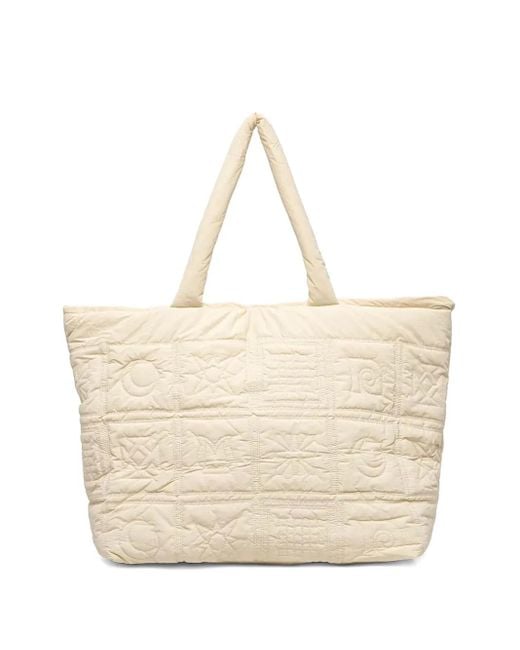 Nanushka Natural Padded Tote Bag