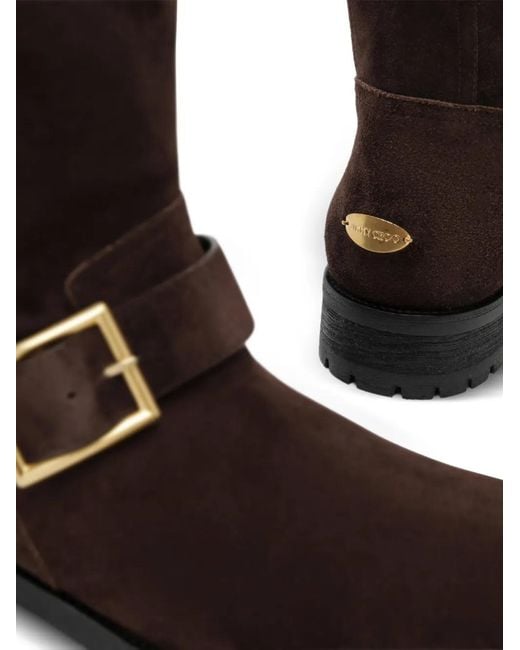 Jimmy Choo Black Suede Ankle Boots