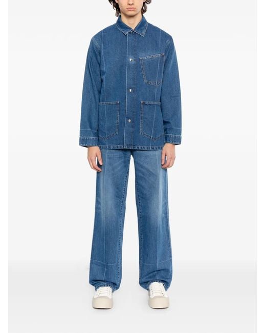 Setchu Blue Denim Jacket for men