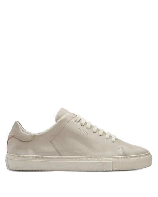 Axel Arigato White Clean 90 Leather-Detail Sneakers for men