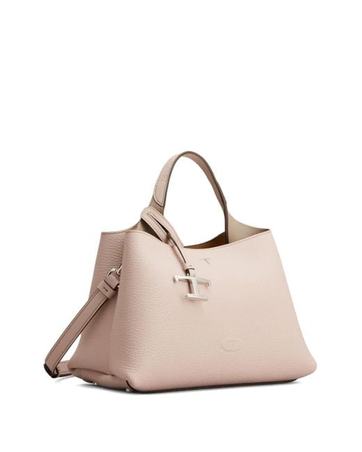 Micro Leather Tote Bag