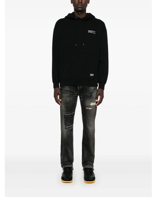 Neighborhood Gray Distressed Jeans for men