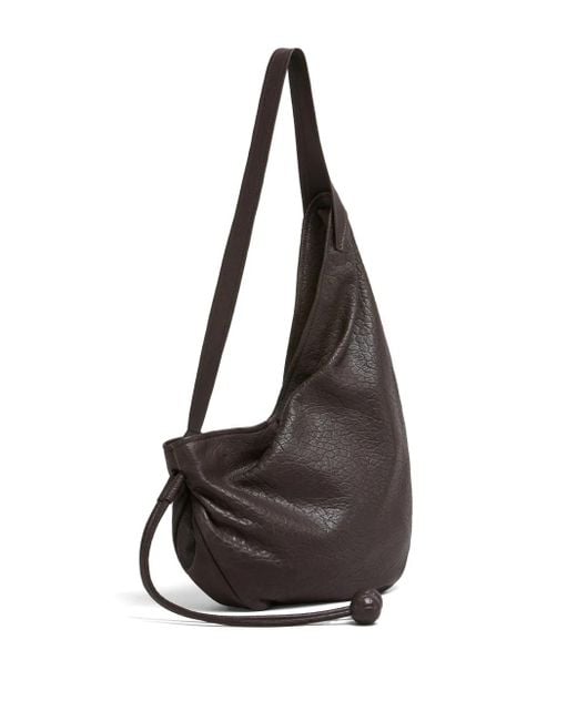 Marni Black Small Nappa Shoulder Bag