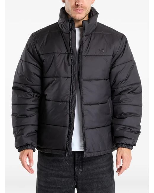 Vans Black Hillgate Zip-Up Padded Jacket for men