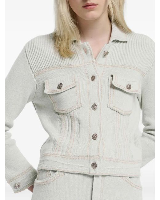 Barrie White Gerippte Jacke
