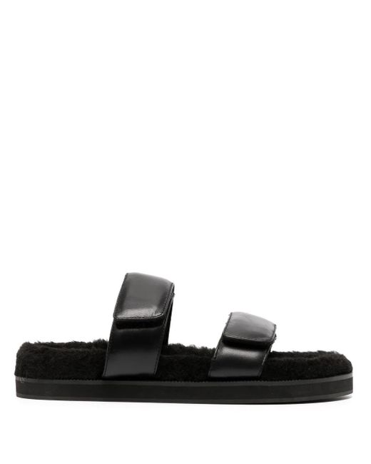 Senso Black Theo Leather Sandals