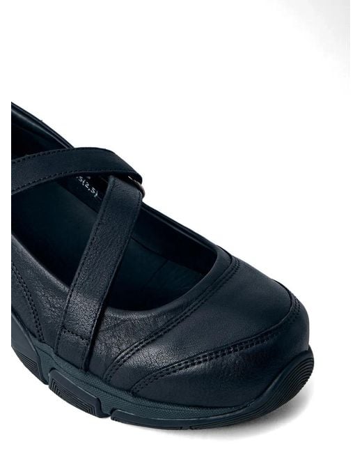 Our Legacy Blue Cross-Strap Sneakers