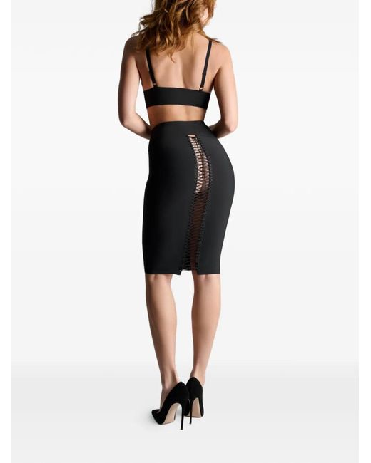 Maison Close Nuit Infinie Kokerrok in het Black