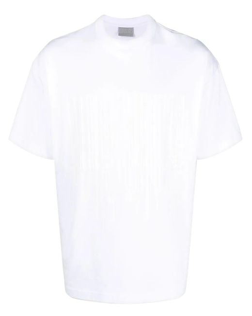 VTMNTS White Dripping-Barcode T-Shirt