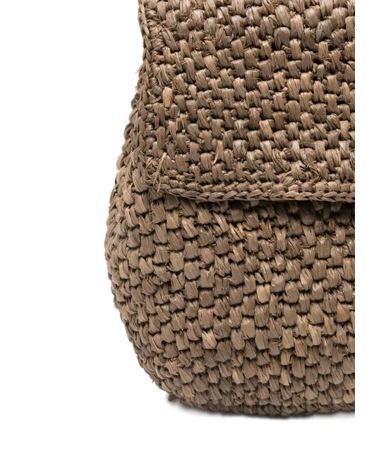 IBELIV White Zaz Woven Cross Body Bag