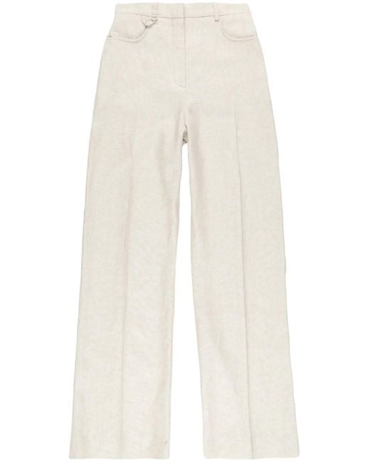 Jacquemus White Pants & Shorts