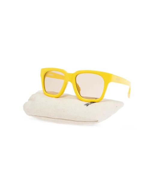 Jacquemus Yellow Sunglasses