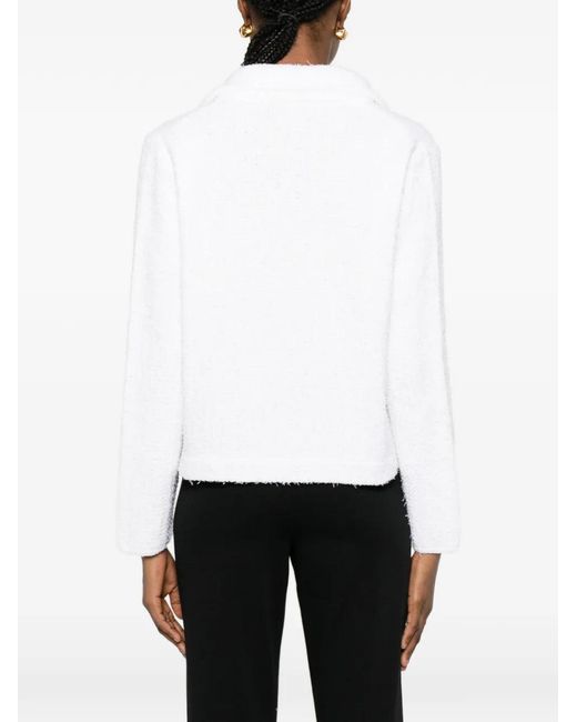 Neera White Double-Breasted Jacket