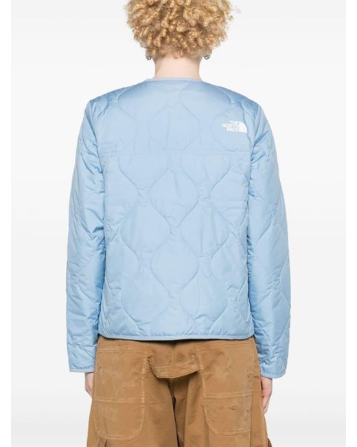 The North Face Blue Ampato Quilted Jacket