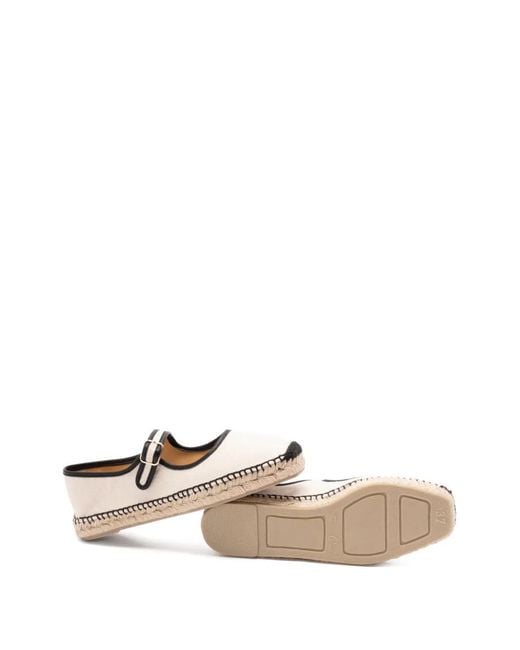 Castaner White Paspelierte Espadrilles