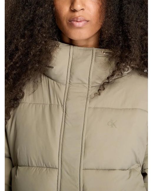 Calvin Klein Natural Logo-Print Jacket