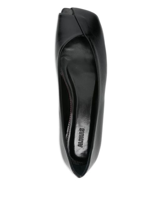 Alohas Black Leather Sandals