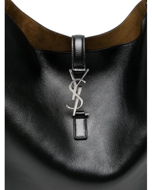 Saint Laurent Black Cassandre Shoulder Bag for men