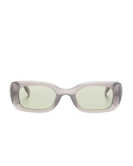 Zadig & Voltaire Gray Rectangle-frame Sunglasses