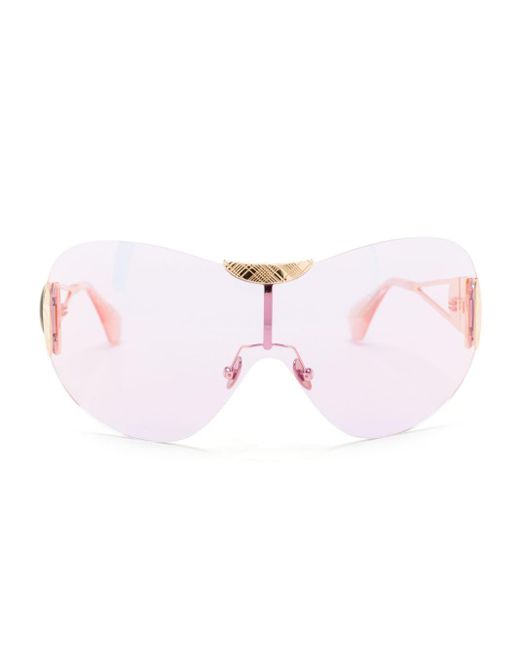 Vivienne Westwood Rahmenlose Tina Oversized-Sonnenbrille in Pink für Herren