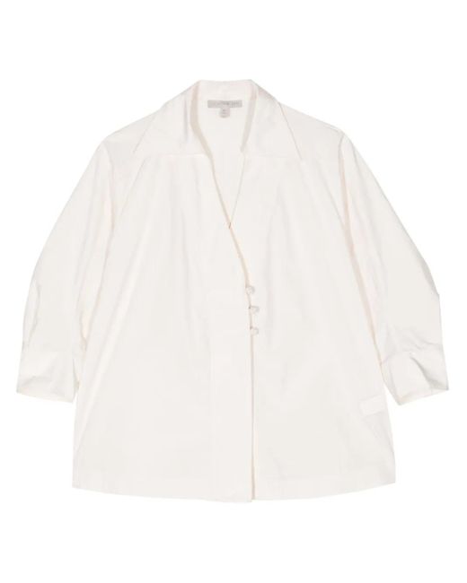Shiatzy Chen Gekreukte Blouse in het White