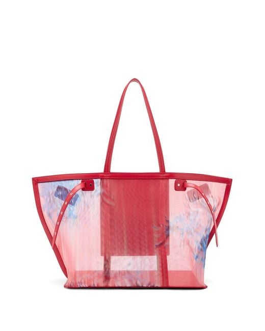 Proenza Schouler Pink Days Mesh Tote Bag