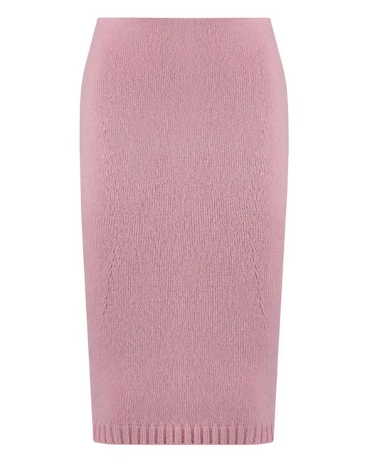 Tom Ford ウールカシミアブレンド スカート Pink