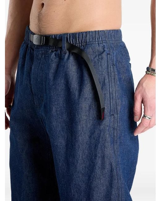Gramicci Blue Straight-Leg Jeans for men