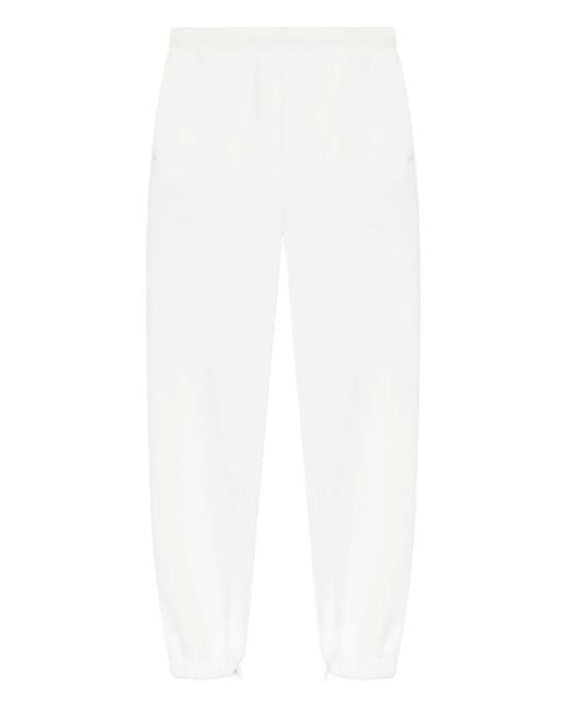 Pantalones De Chándal Con Bajos Elásticos Lacoste de color White
