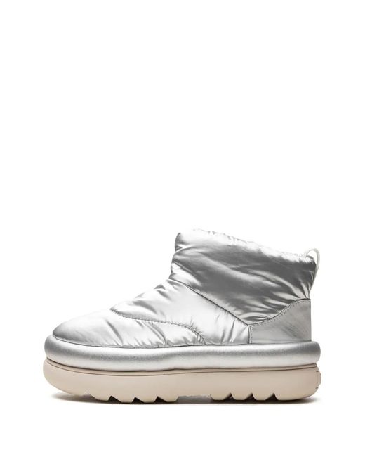 Ugg Gray Classic Maxi Mini "Metallic" Boots