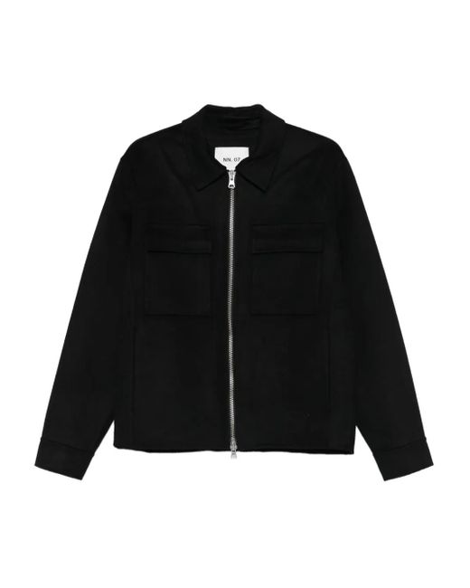 NN07 Black Double-Faced Jacket for men