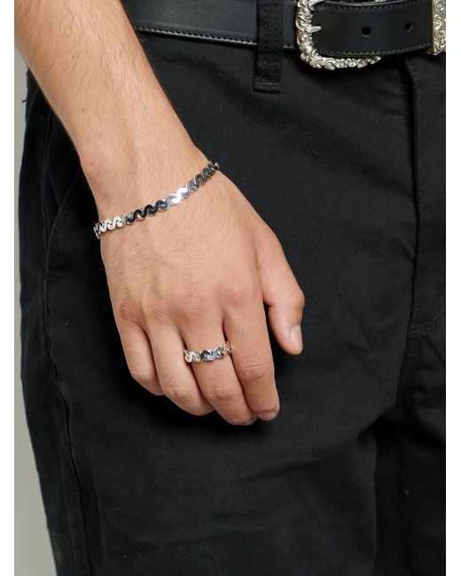 Emanuele Bicocchi Metallic Infinity Loop Ring