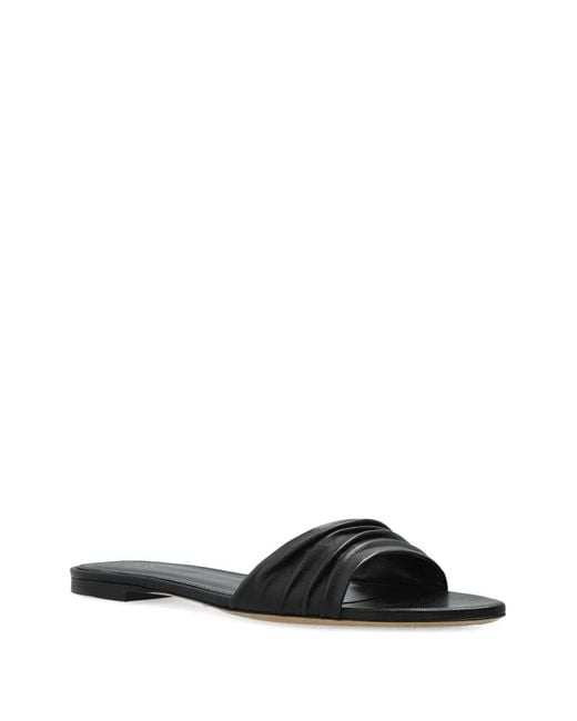 IRO Black Leather Sandals