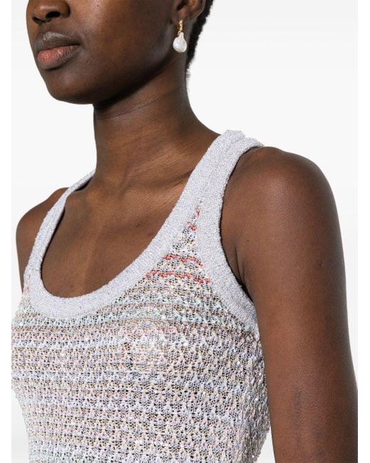 Sequined Tank Top