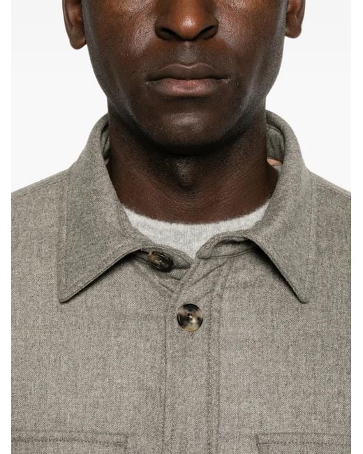 Jacob Cohen Gray Wool Jacket for men