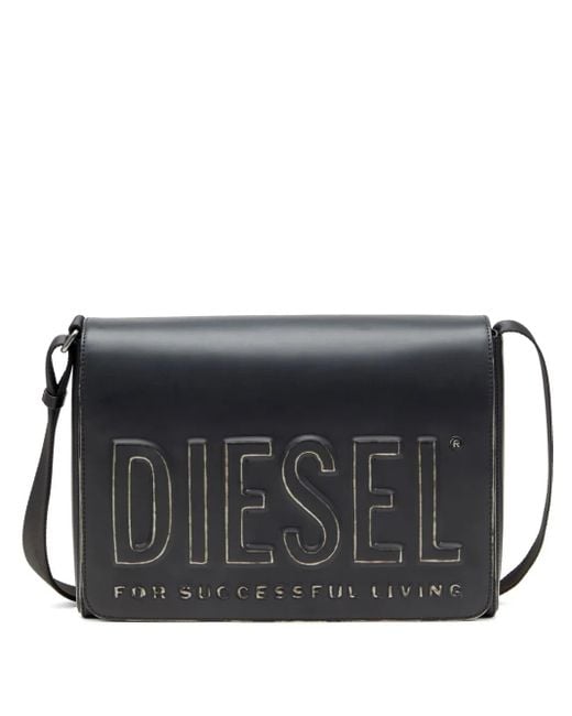 Bolso messenger DSL 3D DIESEL de color Black