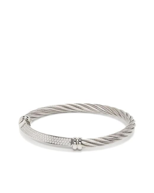 Charriol White Better Half Pave-Setting Bracelet