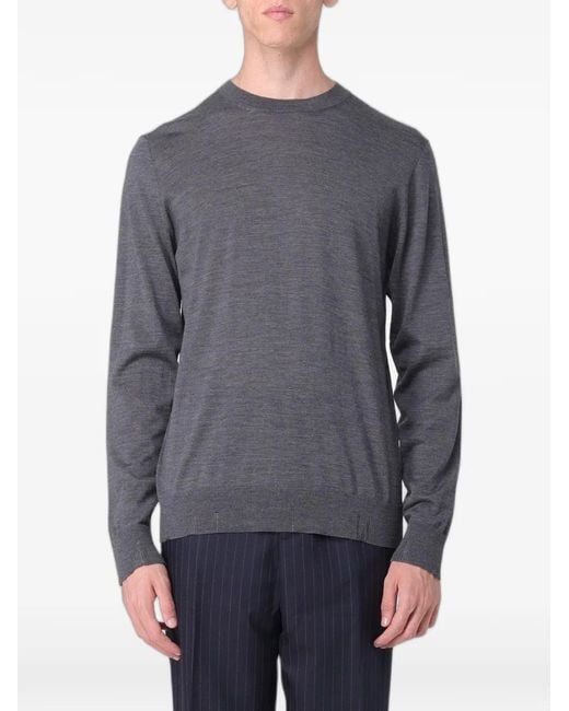 Golden Goose Deluxe Brand Gray Star-Stud Virgin-Wool Sweater for men