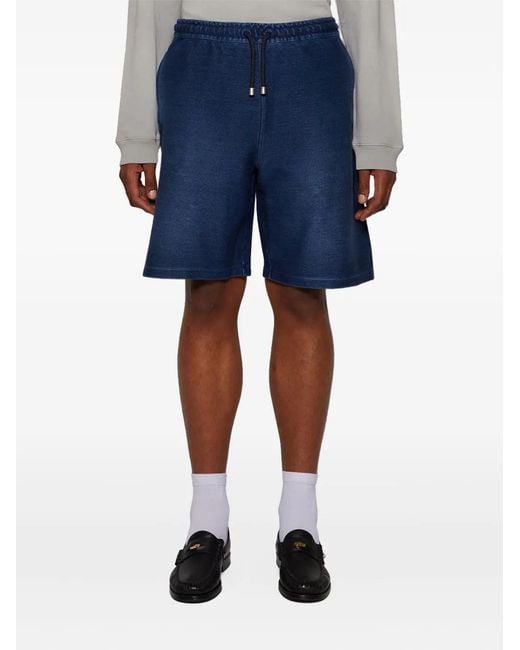 Loewe Blue Drawstring Denim Shorts for men