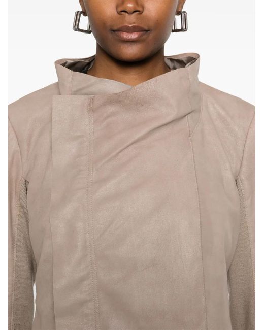 Rick Owens ローネック ジャケット Natural