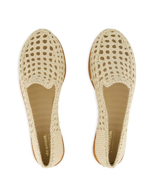 Dragon Diffusion Natural Dolly Leather Loafers