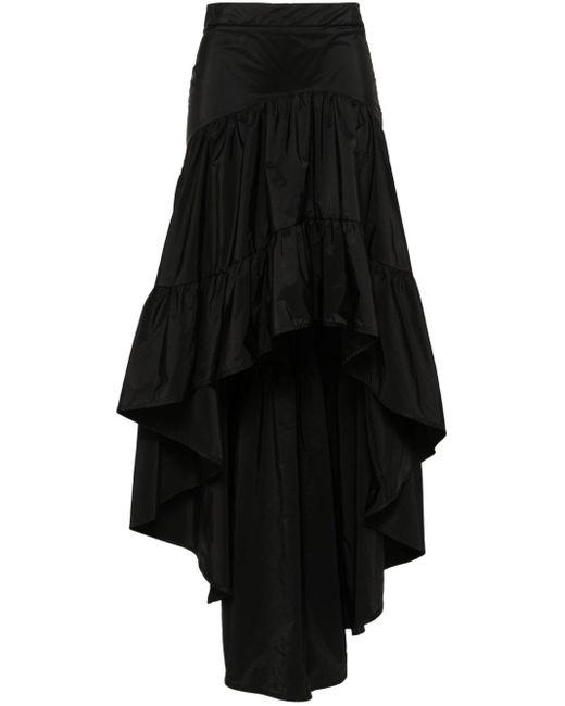ERMANNO FIRENZE Black High-low Tiered Skirt