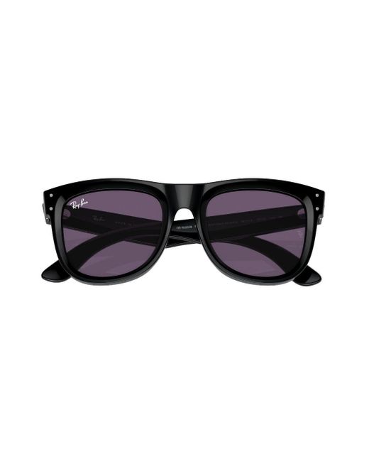 Gafas de sol Wayfarer Reverse con montura cuadrada Ray-Ban de color Black