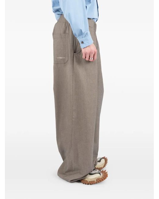 Societe Anonyme Gray Gatsby Pleated Trousers