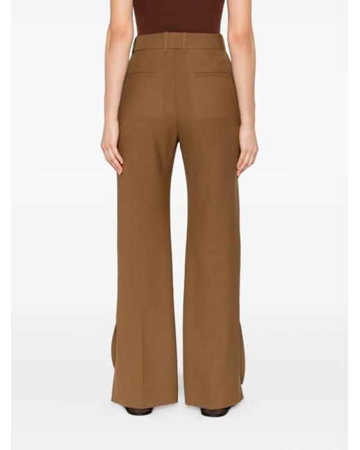 Studio Nicholson スリットヘム パンツ Brown