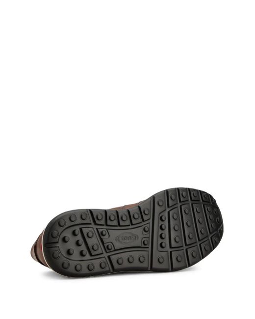Tod's Brown Leather Sneakers for men