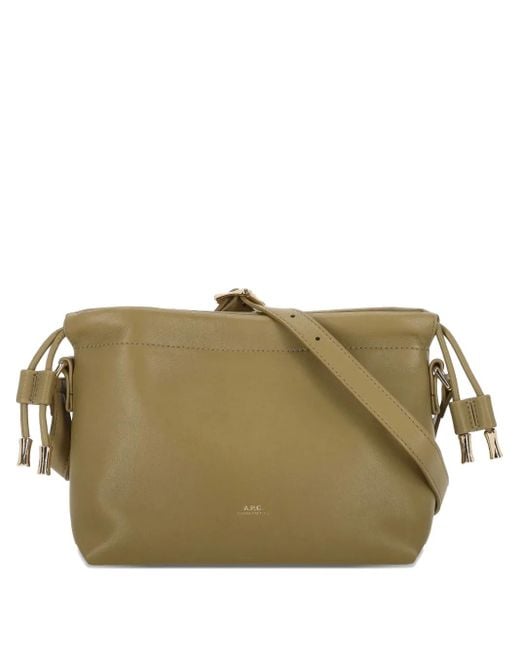A.P.C. Green Mini Ninon Cross Body Bag