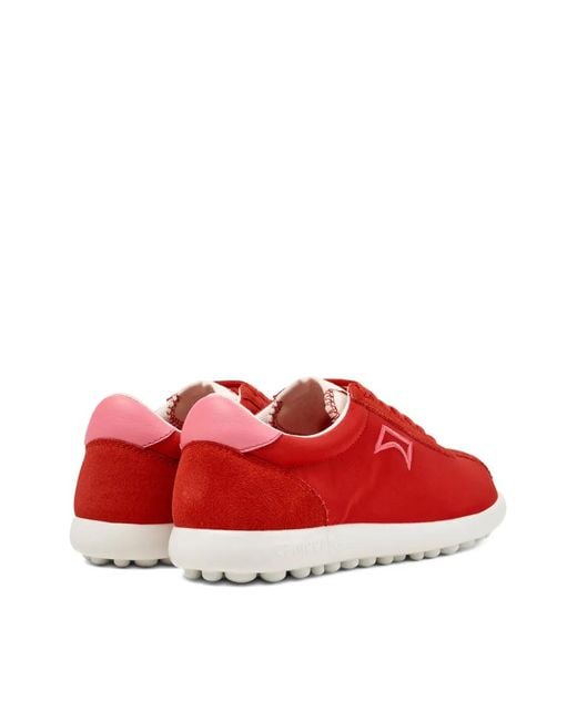 Camper Red Pelotas Xlf Lace-Up Sneakers