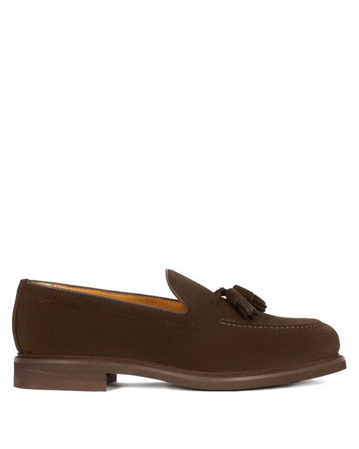 Berwick Shoes Brown 8491-K5 Superbuck Loafers for men